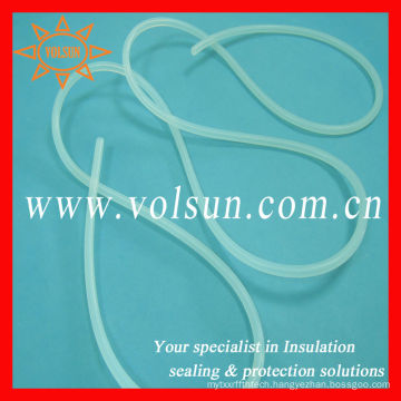 0.4mm clear silicone latex tubing